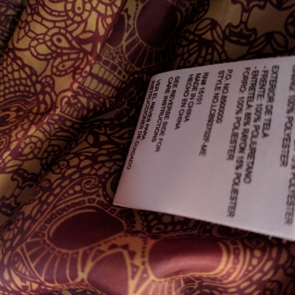 Celebrity Pink Brown Moto Faux Leather Coat. Size XL - Picture 7 of 8